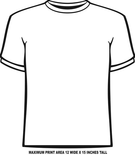 Blank T-Shirt Template