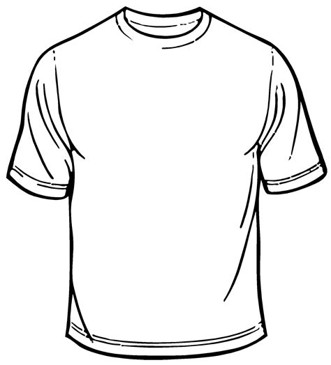 Blank T-Shirt Template Design