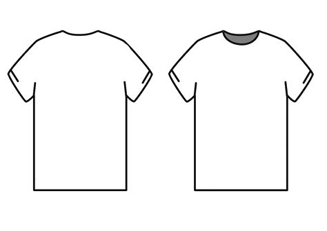 Blank T Shirt Template Free