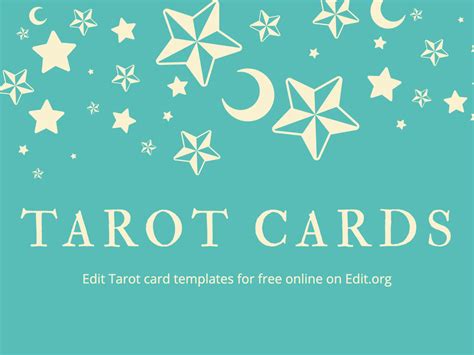 Blank Tarot Card Template PDF