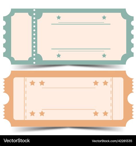 Blank Ticket Template