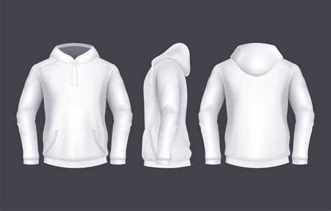 Blank white hoodie template design software