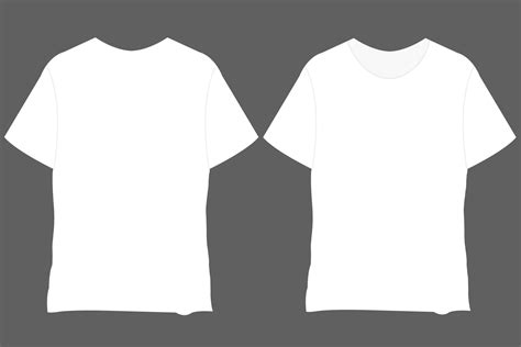 Blank white t-shirt mockup template