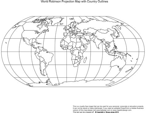 Blank World Map for Education