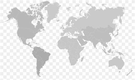 Blank World Map for Presentation