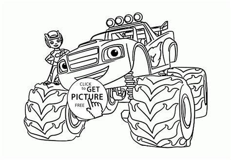 Blaze and the Monster Machines Free Printables