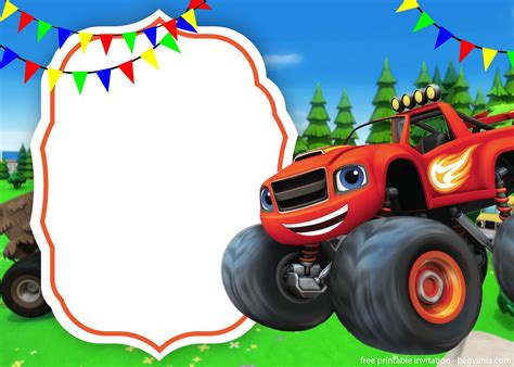 Blaze and the Monster Machines Printable Cards