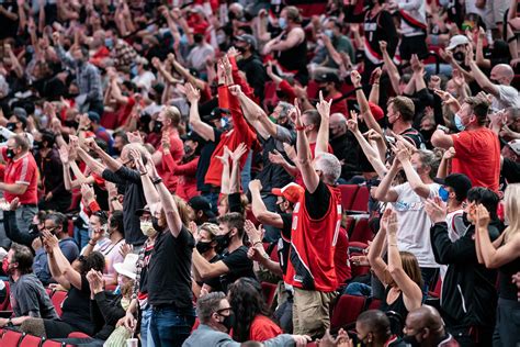 Blazers Fans Section