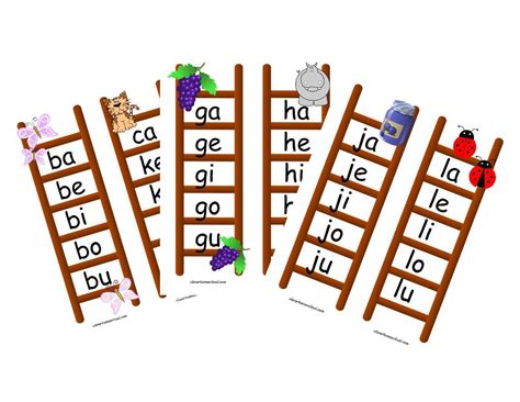 Blend Ladders for Phonics Practice