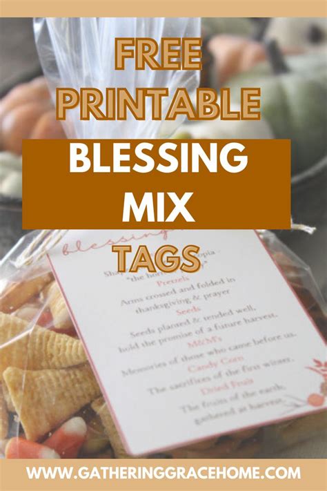 Blessing Mix Tags for Gifts