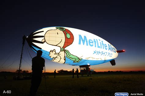 A blimp being used for advertising