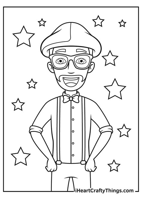 Blippi Coloring Pages 1