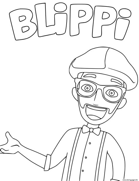 Blippi Coloring Pages 2