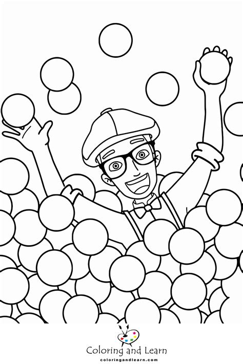 Blippi Coloring Pages 3