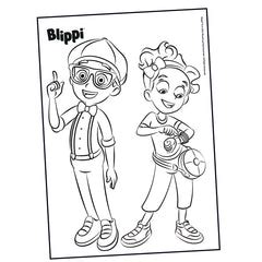 Blippi Coloring Pages 6