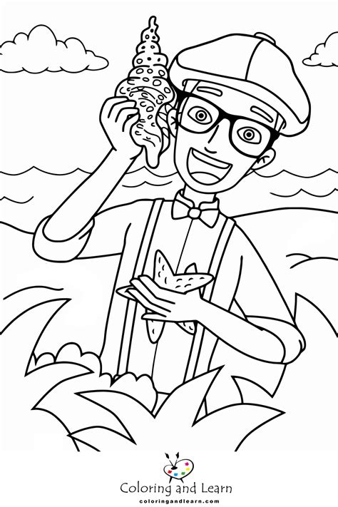 Blippi Coloring Pages 7