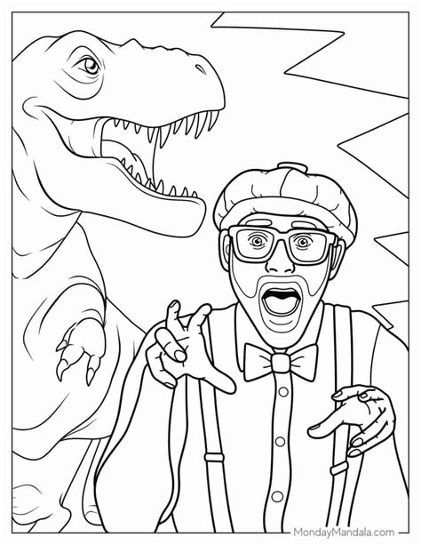 Blippi Printable Coloring Pages