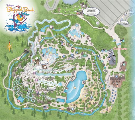 Blizzard Beach Water Park Map