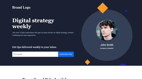 Blog Landing Page Template