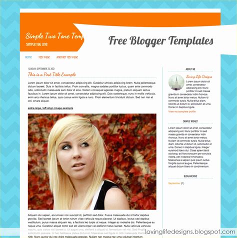 Blog website template