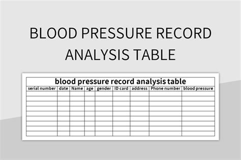 Blood Pressure Excel Template Image 5