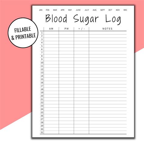 Blood Sugar Recording