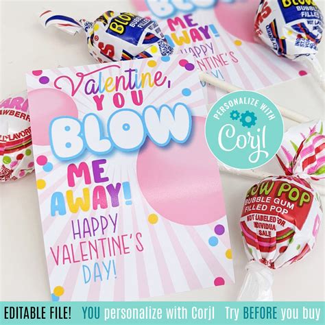 Blow Pop Valentine's Day Treats