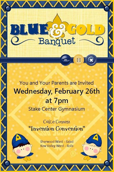 Blue and Gold Banquet Program Ideas