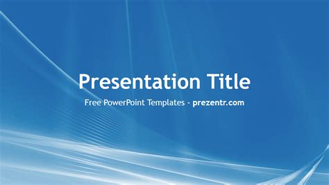 Blue and White PowerPoint Templates