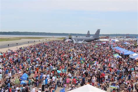 Blue Angels Air Show Crowd