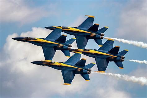 Blue Angels in diamond formation