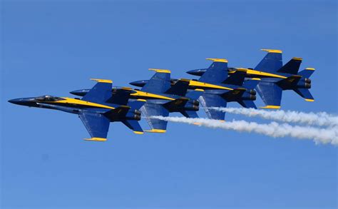 Blue Angels F-16 in flight