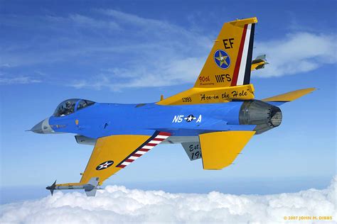 Blue Angels F-16 paint scheme