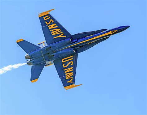 Blue Angels F/A-18 Hornet in flight