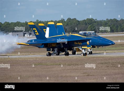 Blue Angels F/A-18 Hornet takeoff