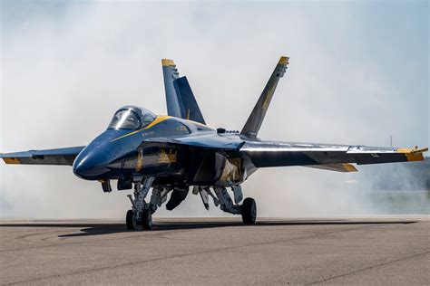 Blue Angels F/A-18 Hornet Taxiing