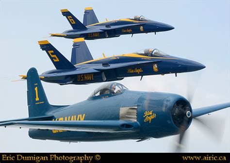 Blue Angels F/A-18 Hornet aircraft in flight