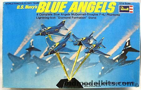 Completed Blue Angels Model Plane