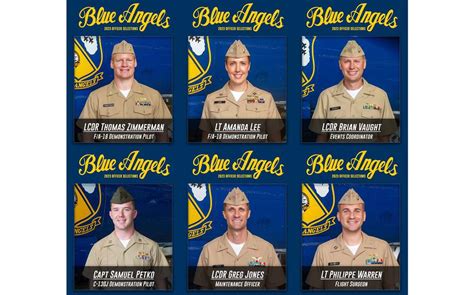 The 2024 Blue Angels Pilot Roster