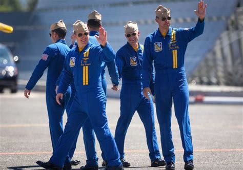 Blue Angels Pilot Waving