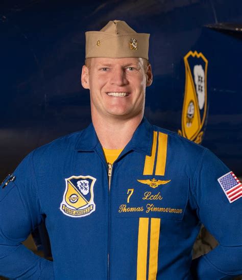 Blue Angels Pilots Lieutenant Commander Thomas Zimmerman