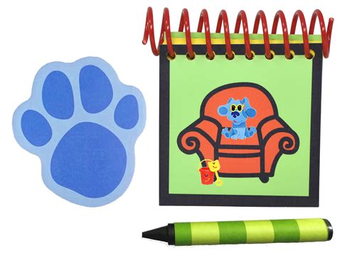 Blue's Clues Notebook Template for Educational Purposes