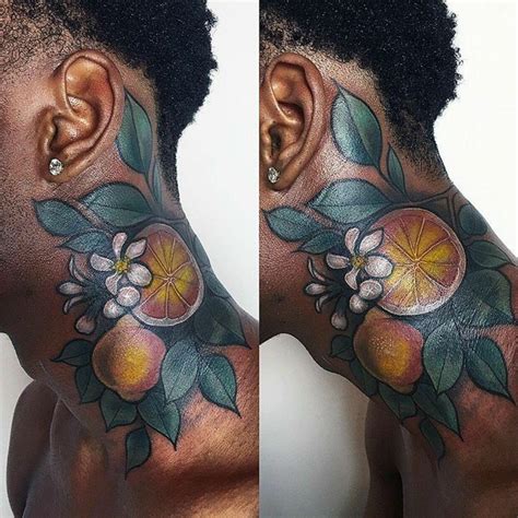 Blue Ink Tattoo Ideas for Dark Skin