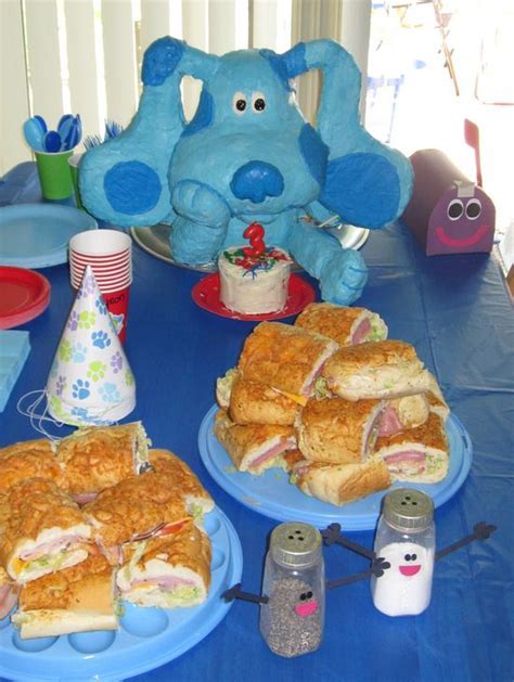 Blues Clues Birthday Party Food Ideas