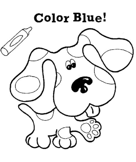 Blue's Clues Coloring Page