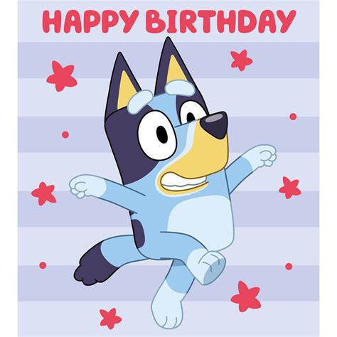 Bluey Birthday Card Designs