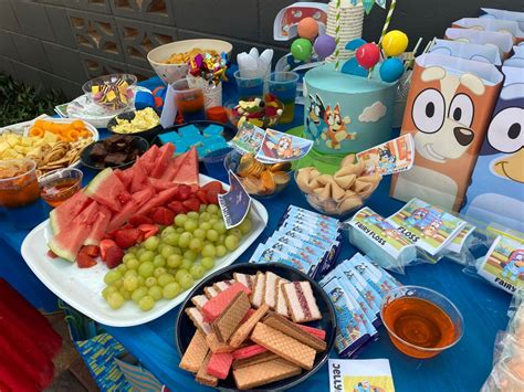 Bluey Birthday Party Food Ideas