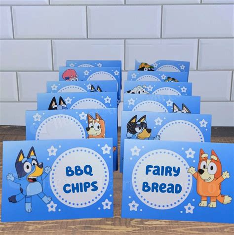 Bluey Meal Time Labels 8