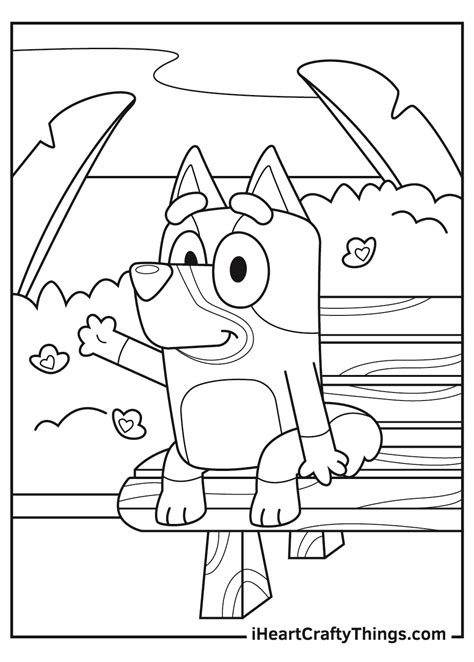 Bluey Printable Coloring Pages for Kids