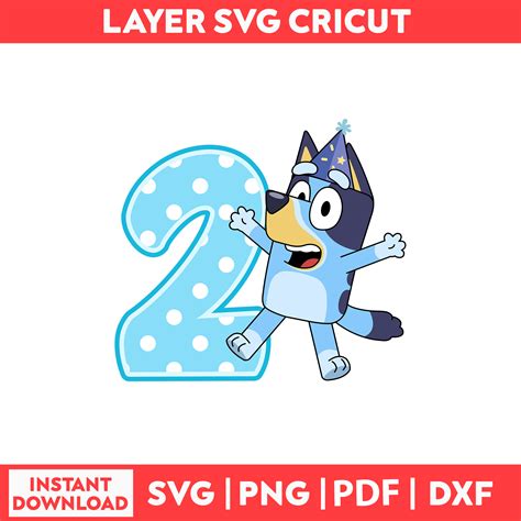 Bluey SVG file 2